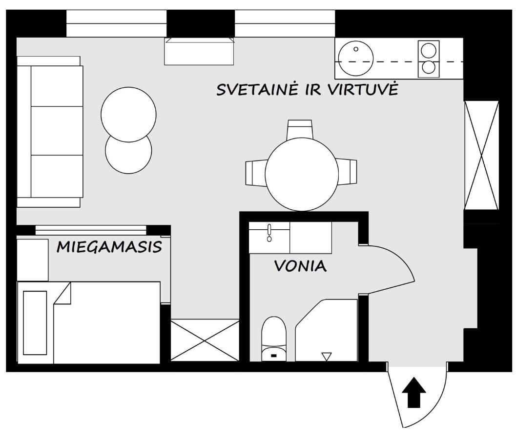 Apartament M.K. Ciurlionis 7 Wilno Zewnętrze zdjęcie